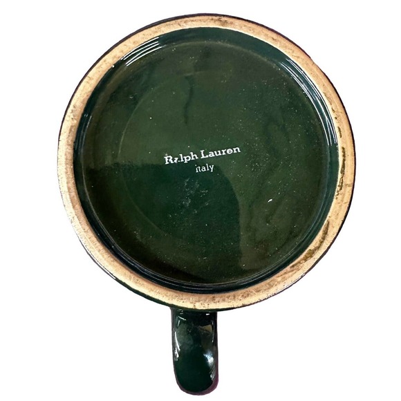 Ralph Lauren Hunter Green 12Pieces Dishes Made Italy‎ 8 -6" Plates & 4-Cups - Picture 9 of 16